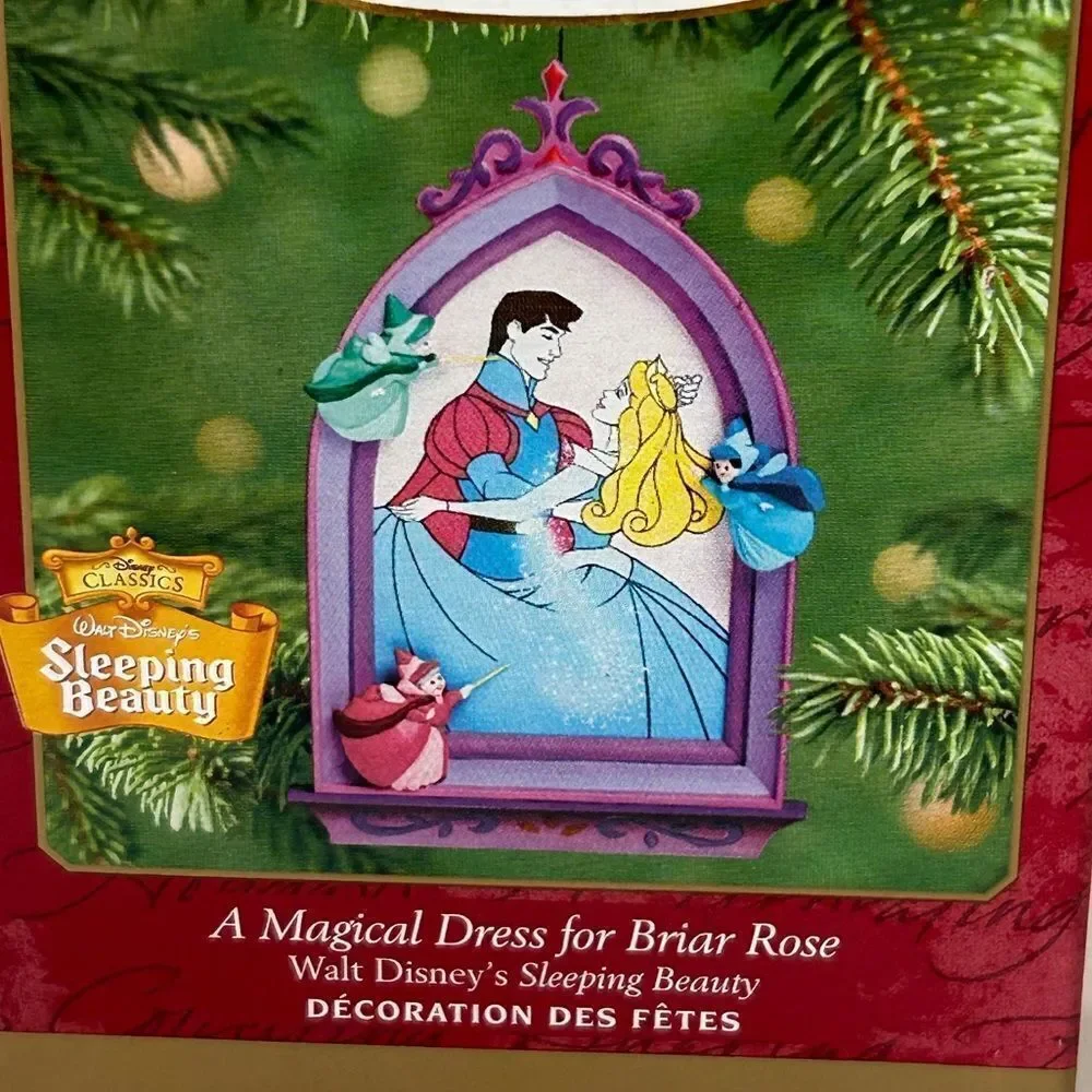 2001 Vintage Hallmark Ornament A Magical Dress for Briar Rose- Sleeping Beauty